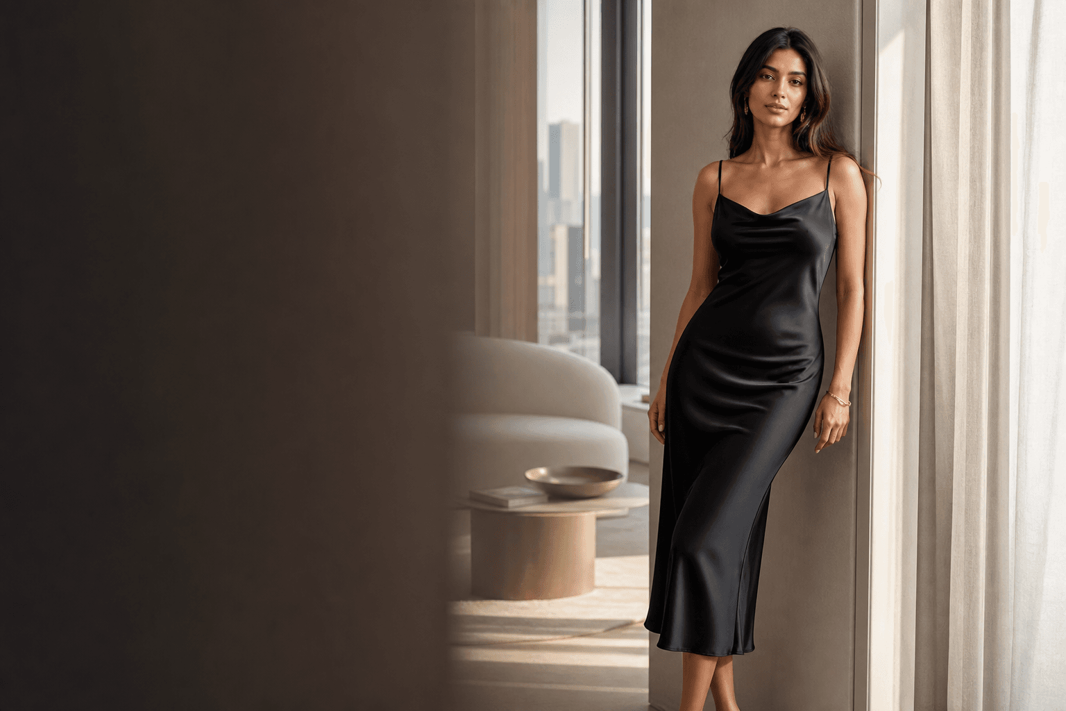 Black satin premium campaign