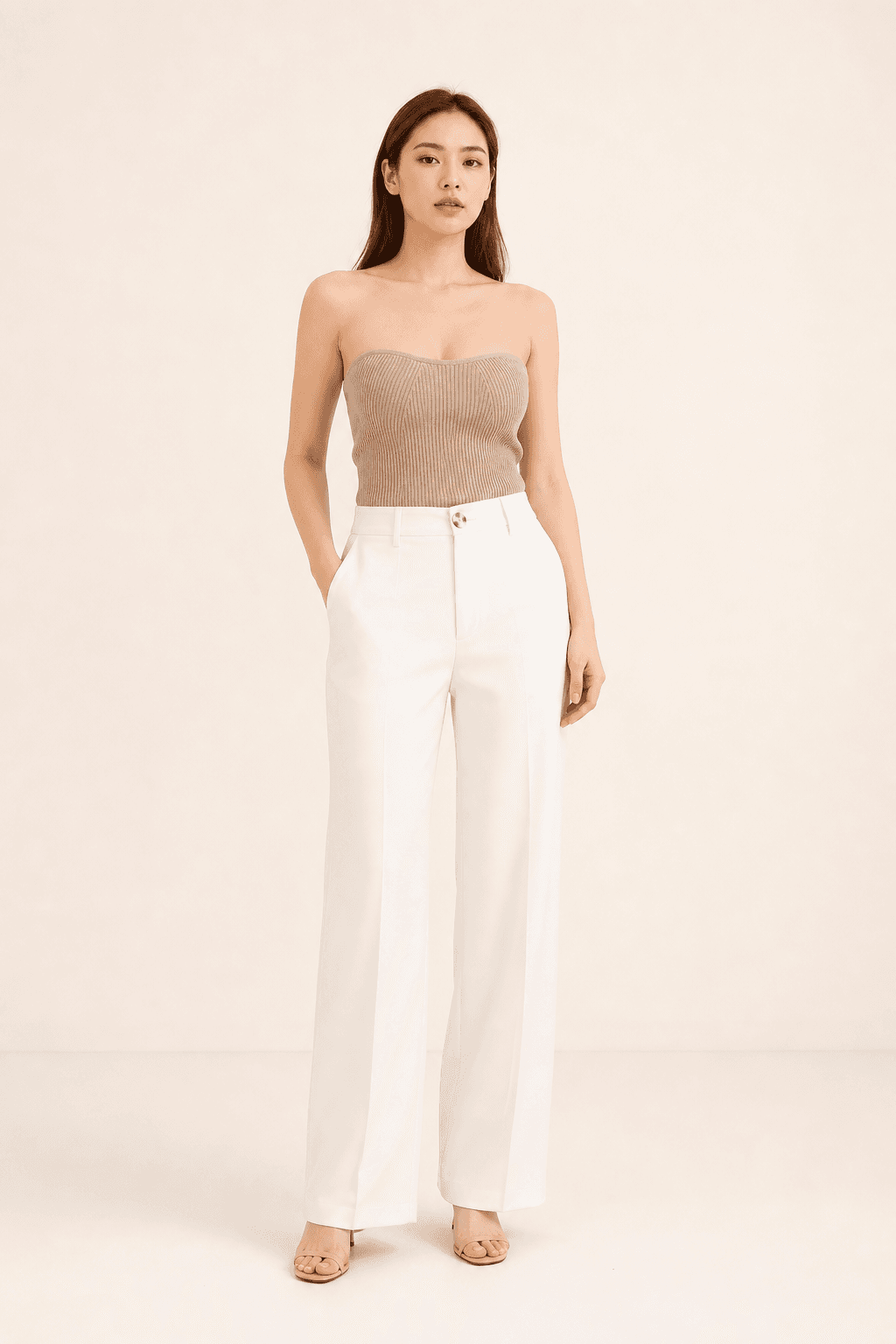 Light Brown Tube Top